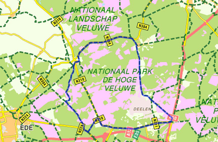 Fietsroute Nationaal Park De Hoge Veluwe 40 6 Km PlusOnline