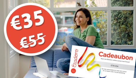 Cadeaubon voor cursus naar keuze