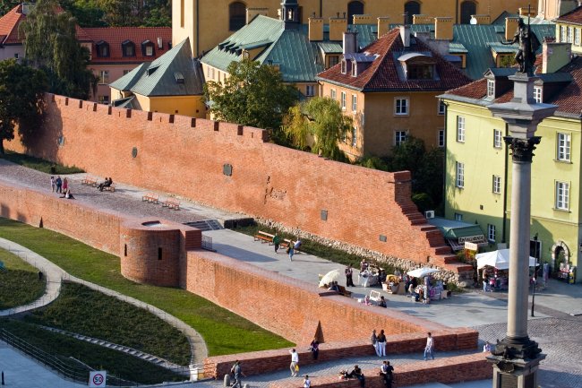 Muren Oude Stad Warschau