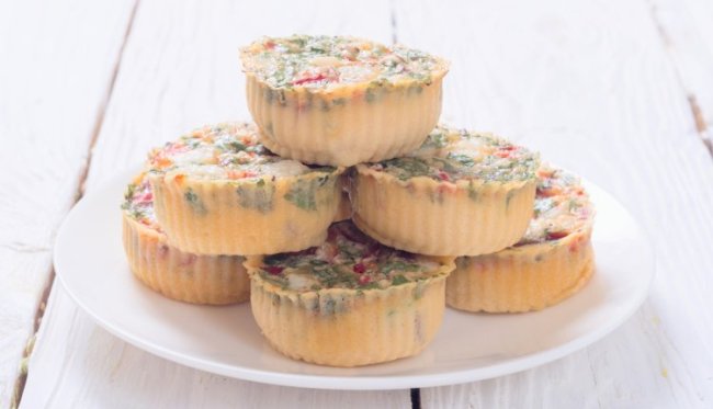 Frittata's als gezond tussendoortje