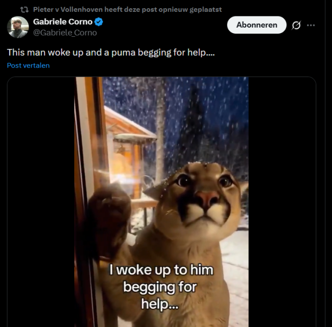 Tweet P van Vollehoven