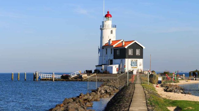 De iconische vuurtoren stamt uit 1839