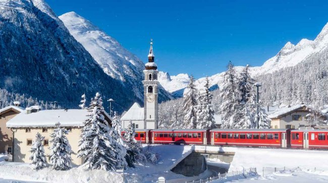 Treinreis Zwitserland