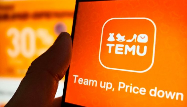 Temu app op de mobiele smartphone