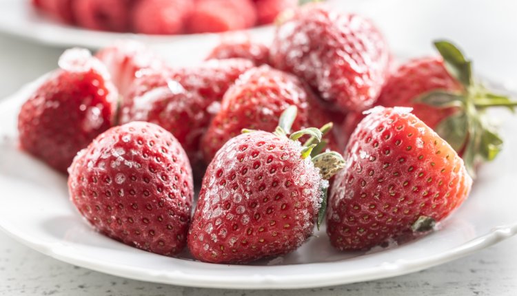 bevroren aardbeien