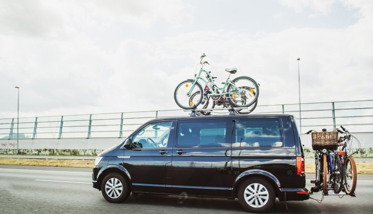 Fietsdrager op de auto