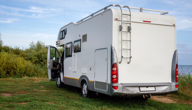 Camper is klaar voor vakantie