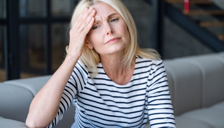 Vrouw met depressieve klachten