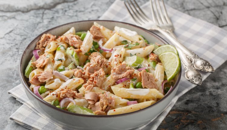 Penne met tonijn