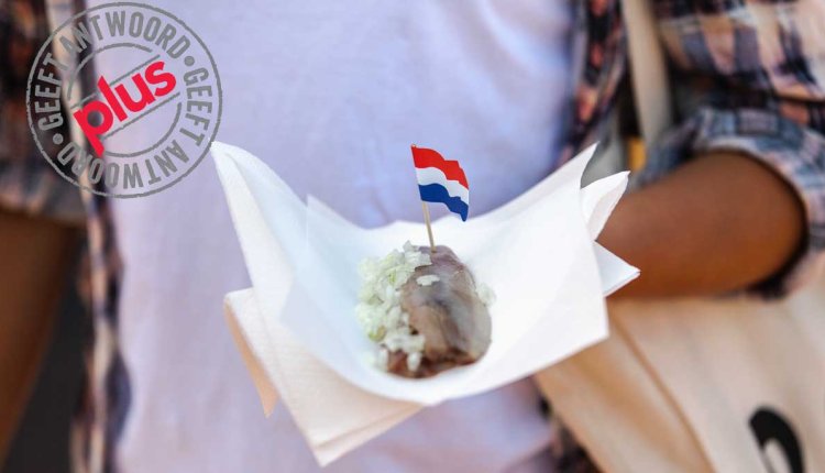 man een zoute haring