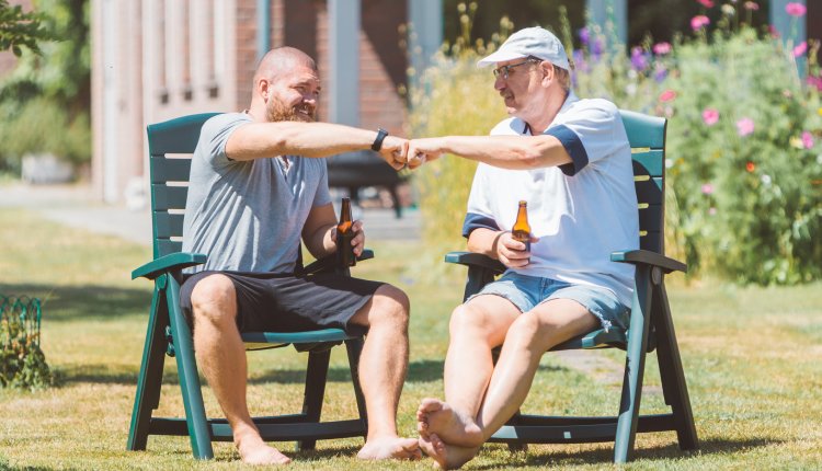 Bier drinkende mannen