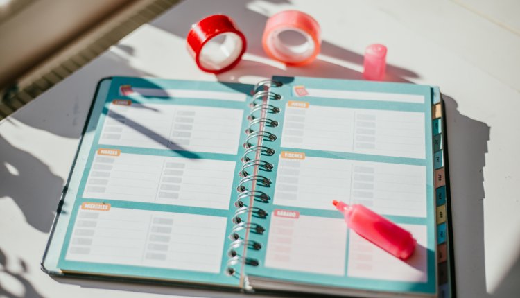 Papieren agenda