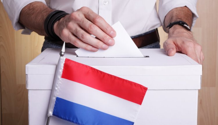 Man gaat stemmen in Nederland