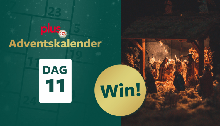 Plus Adventskalender Dag 11 kerststal 