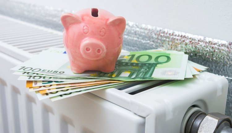 Piggy bank op de kachel