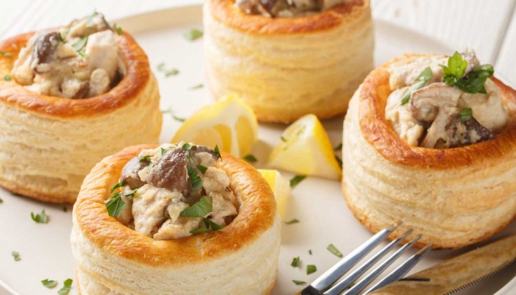 pasteitjes met ragout