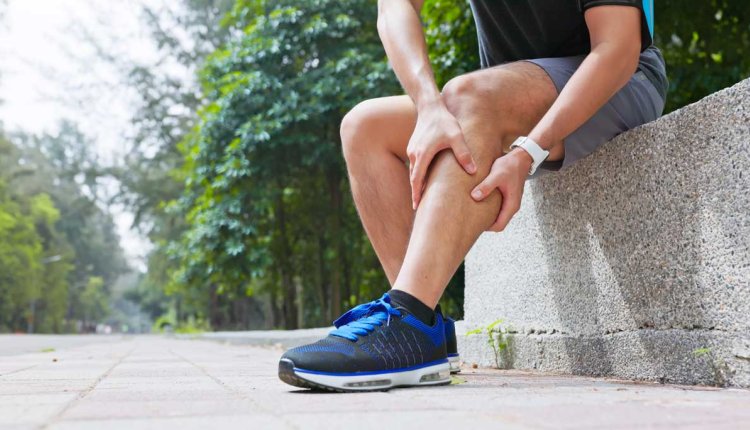 Beenkramp tijdens het sporten