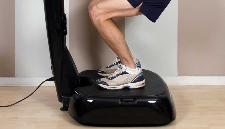 Man staat op trilplaat