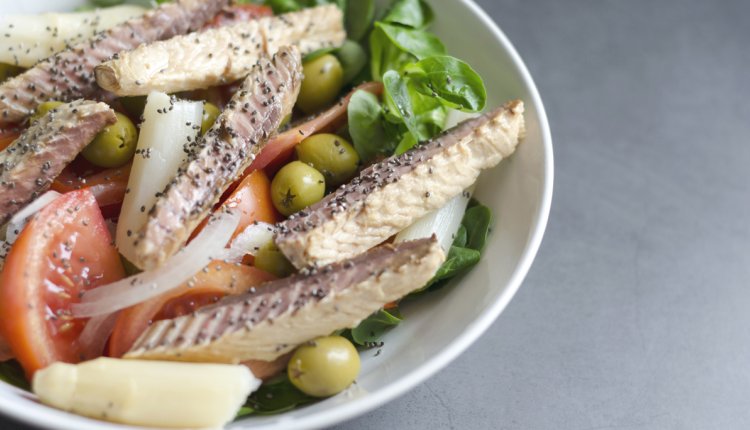 mediterrane salade met makreel