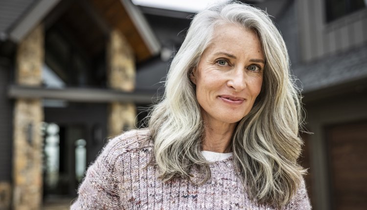 fitte vrouw van 50-plus