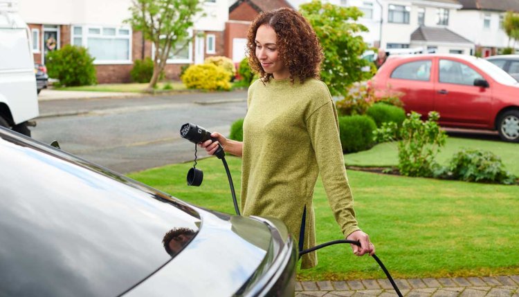Elektrische auto opladen