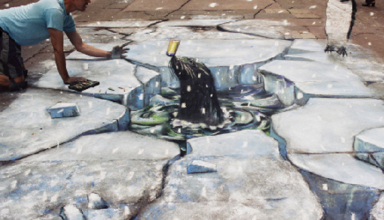 3D straatkunst 3D straatkunst