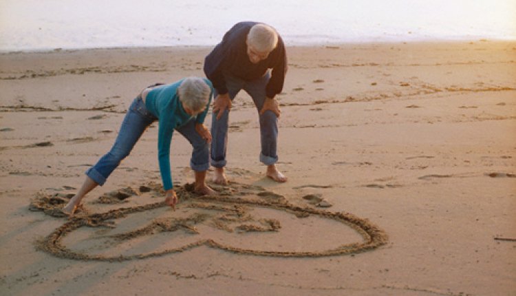 Stel hart strand