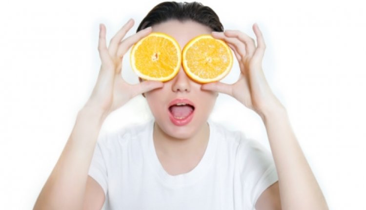 Fruit sinaasappel ogen
