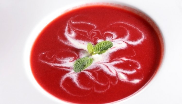 Aardbeiensoep