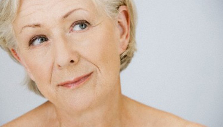 Senior gezicht