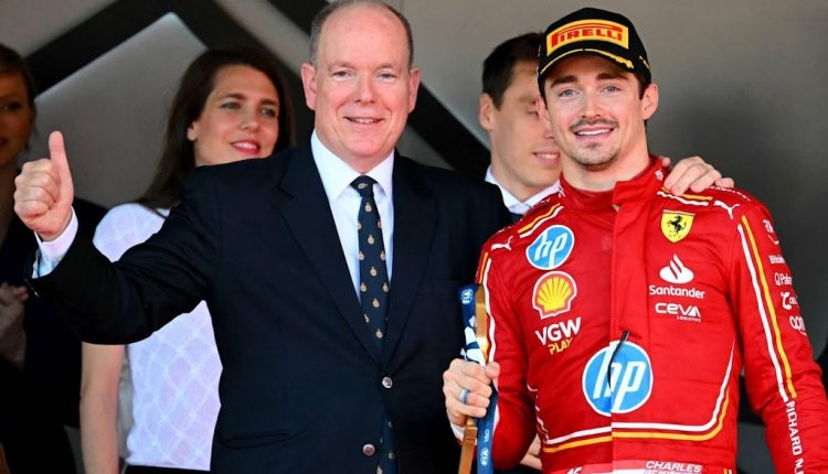 Prins Albert eert Leclerc voor betrokkenheid bij Monaco