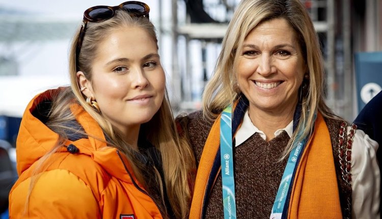 Amalia begonnen als werkstudent bij luchtmacht