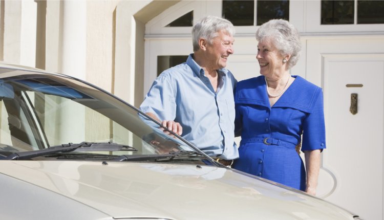 couple at car couple at car