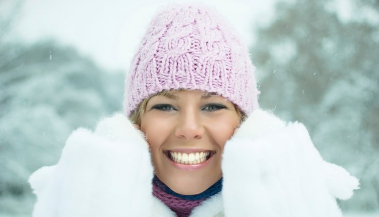 Vrouw winter