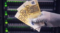 Euro geld waaier