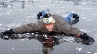 Vallen bij het schaatsen