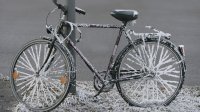 bevroren fiets
