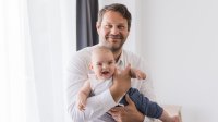 vader met baby 