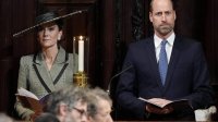 William en Catherine bij installatie aartsbisschop van Canterbury