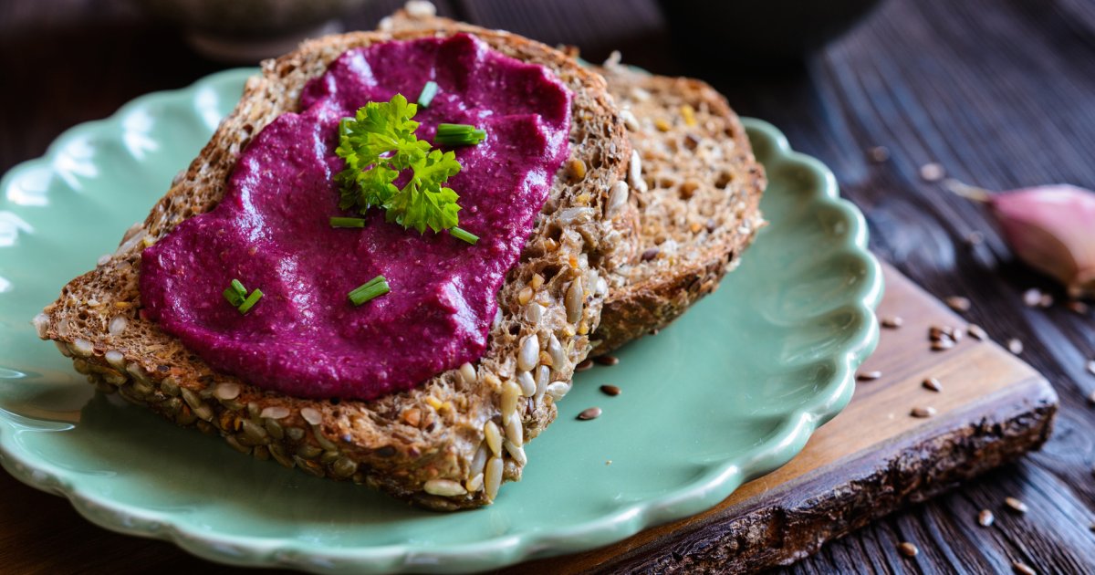 Broodwrap met biet en zuivelspread | PlusOnline
