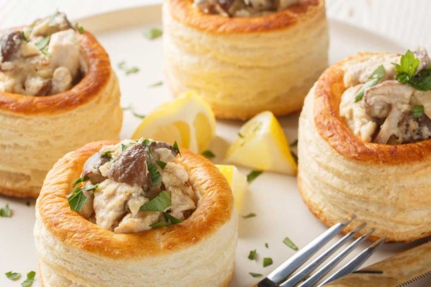 pasteitjes met ragout