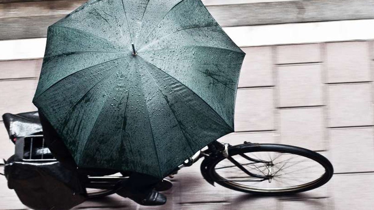 Oorzaak Lieve verkoudheid Fietsen met een paraplu, mag dat (nog)? | PlusOnline