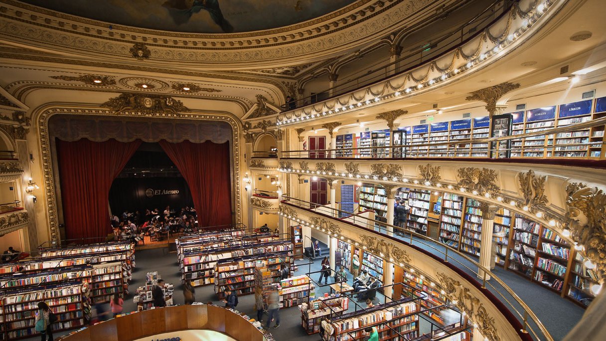 De boekwinkel ter wereld: El Ateneo Grand Splendid PlusOnline