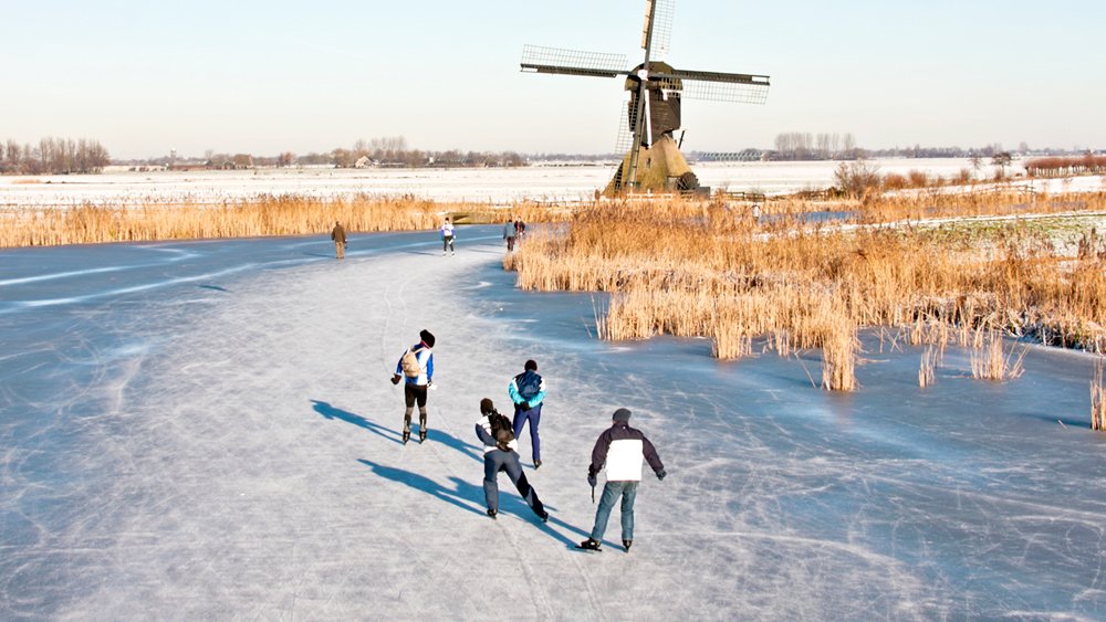 Schaatsen op natuurijs in Nederland