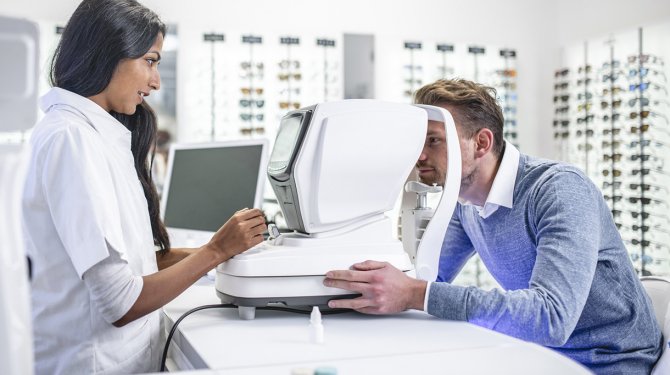 Ogen dokter opticien