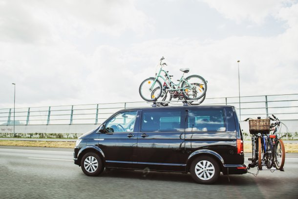 Fietsdrager op de auto