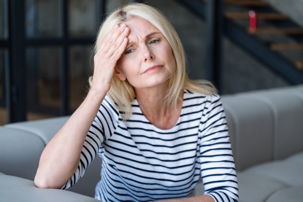 Vrouw met depressieve klachten