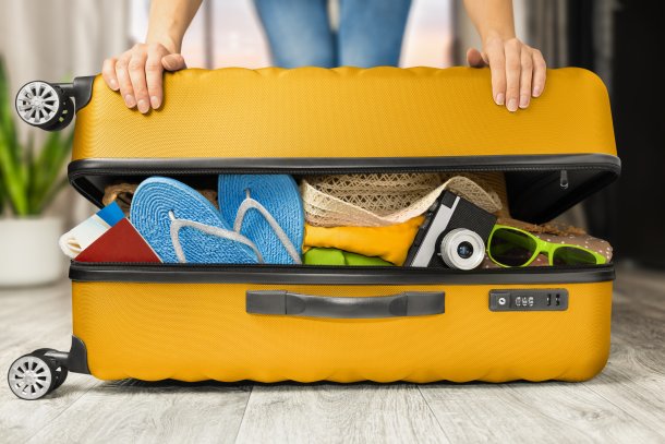 Bagage veel te grote koffer