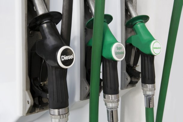 Diesel aan de pomp