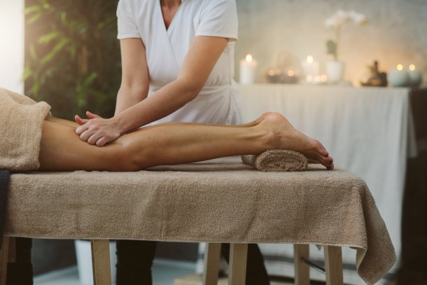 Massage in een Wellness centrum